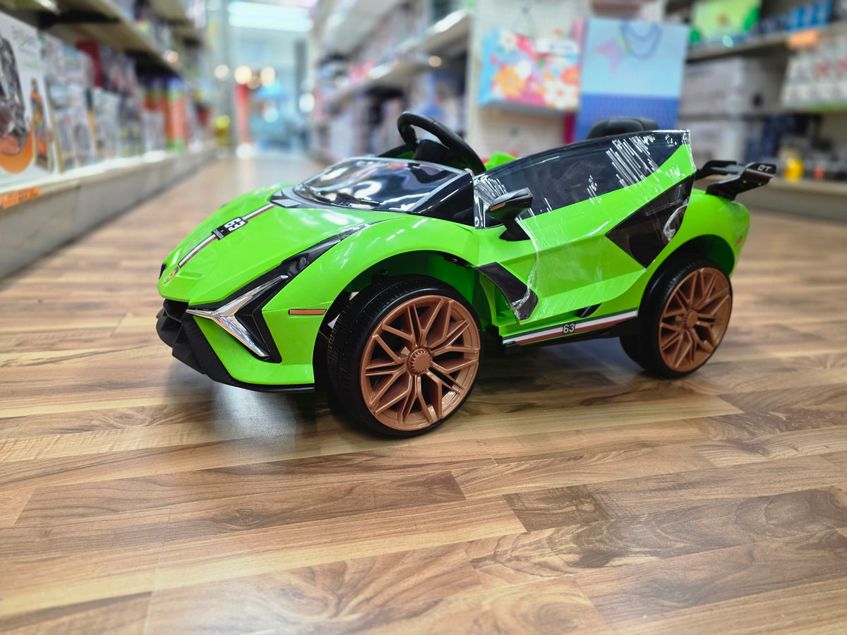 Lamborghini Style 12V Kids Ride On Car with Remote Control Green * Age 1 to 5