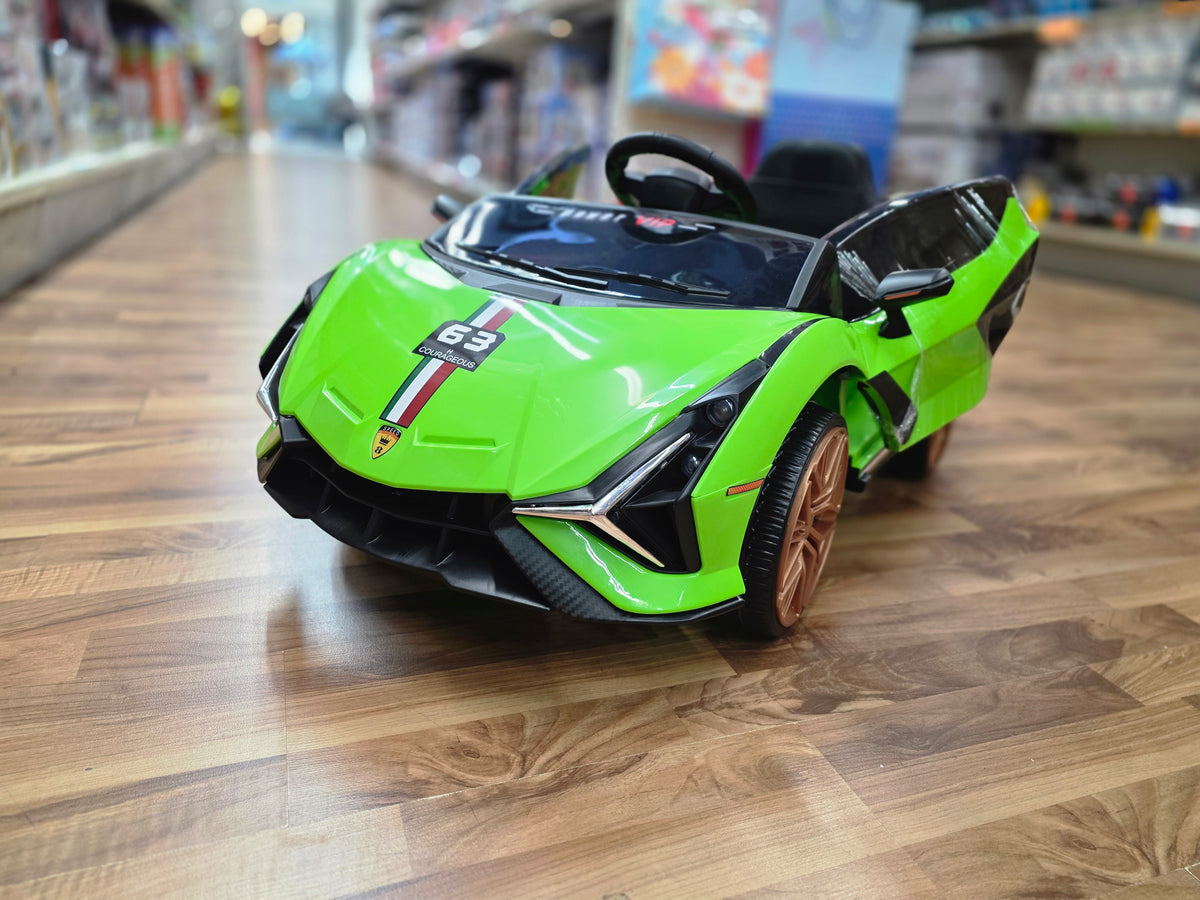 Lamborghini Style 12V Kids Ride On Car with Remote Control Green * Age 1 to 5