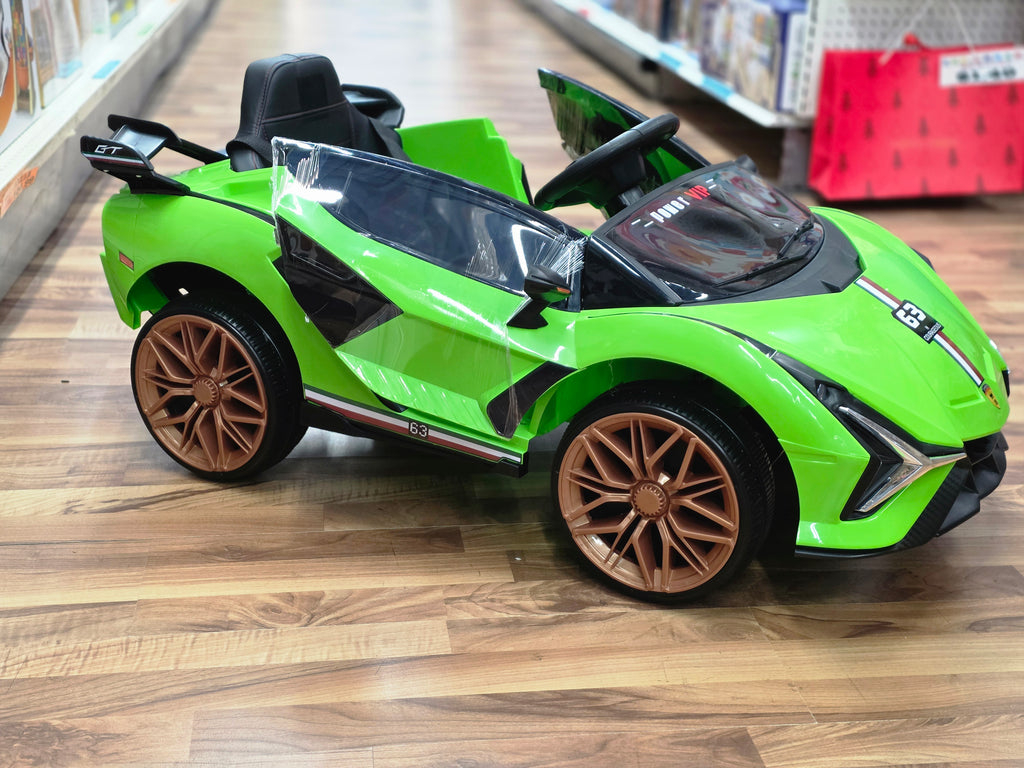 Lamborghini Style 12V Kids Ride On Car with Remote Control Green * Age 1 to 5