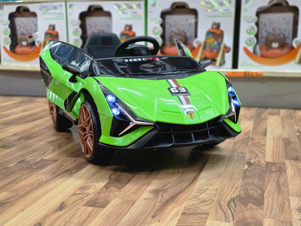 Lamborghini Style 12V Kids Ride On Car with Remote Control Green * Age 1 to 5
