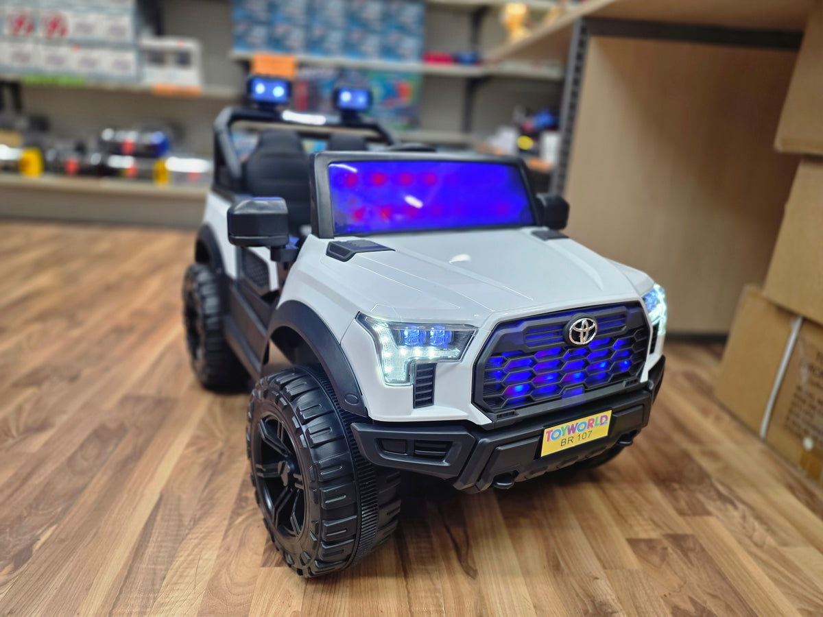 Toyota Style Ride On White * Age 2 to 7