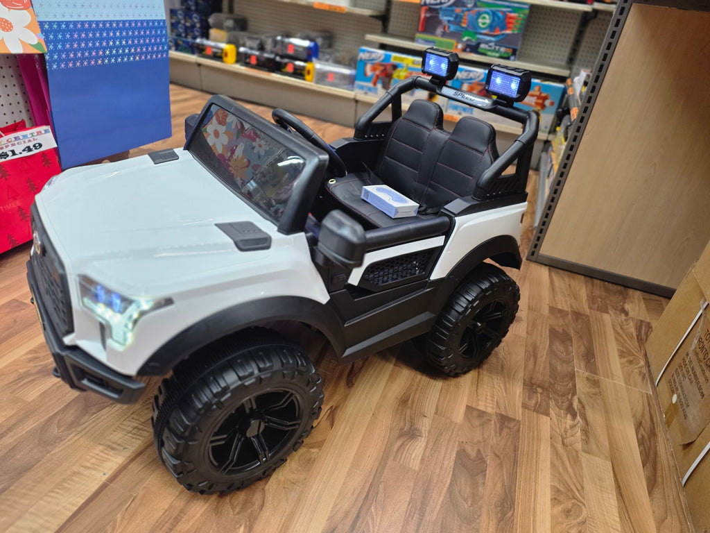 Toyota Style Ride On White * Age 2 to 7