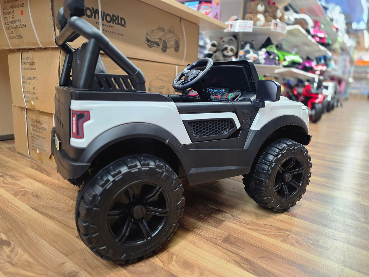 Toyota Style Ride On White * Age 2 to 7