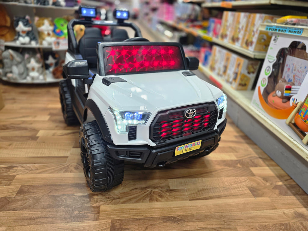 Toyota Style Ride On White * Age 2 to 7