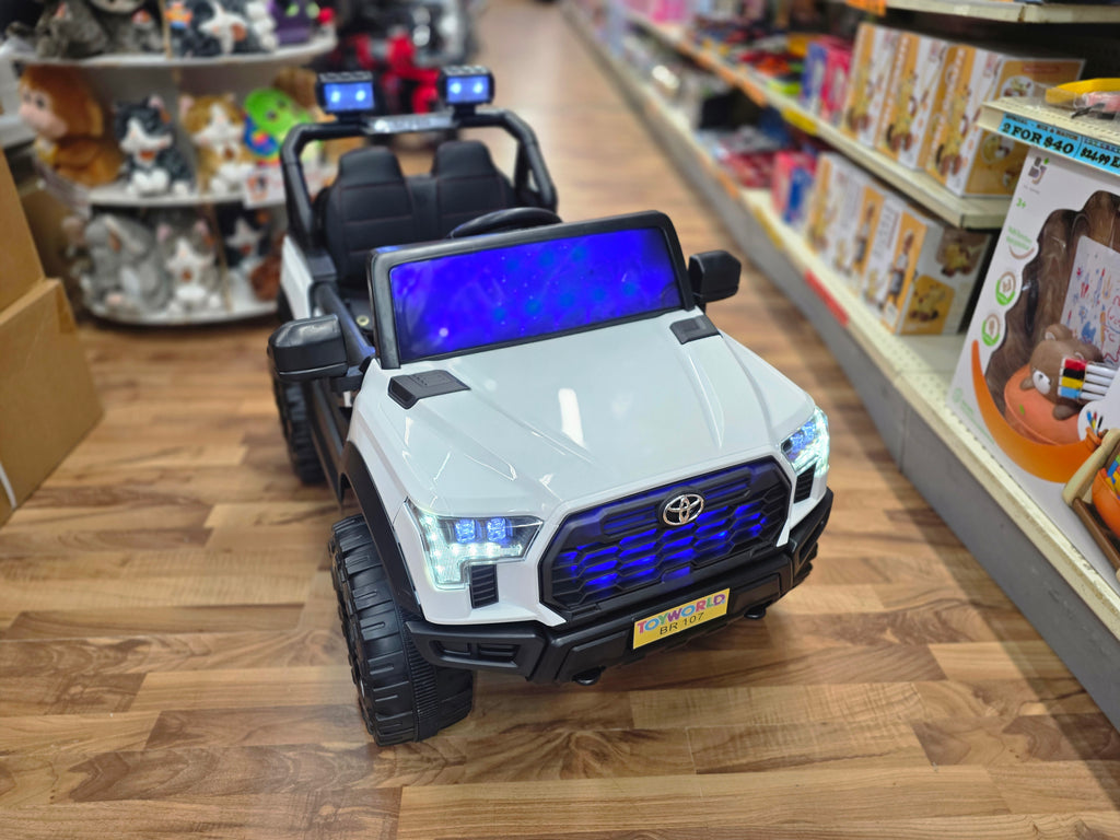 Toyota Style Ride On White * Age 2 to 7