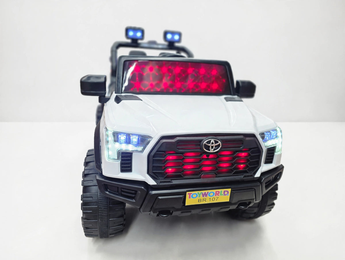 Toyota Style Ride On White * Age 2 to 7