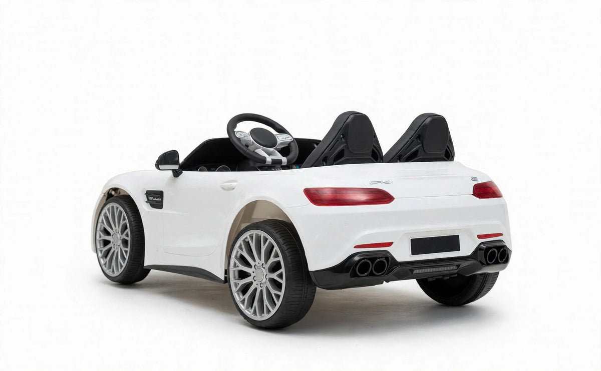 Benz Style 2 Seater Ride On White * Age 2-7