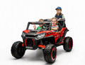 XXL 24V UTV Buggy Two Seater Kid Ride on Car Leather Seater Red * Age 4-11