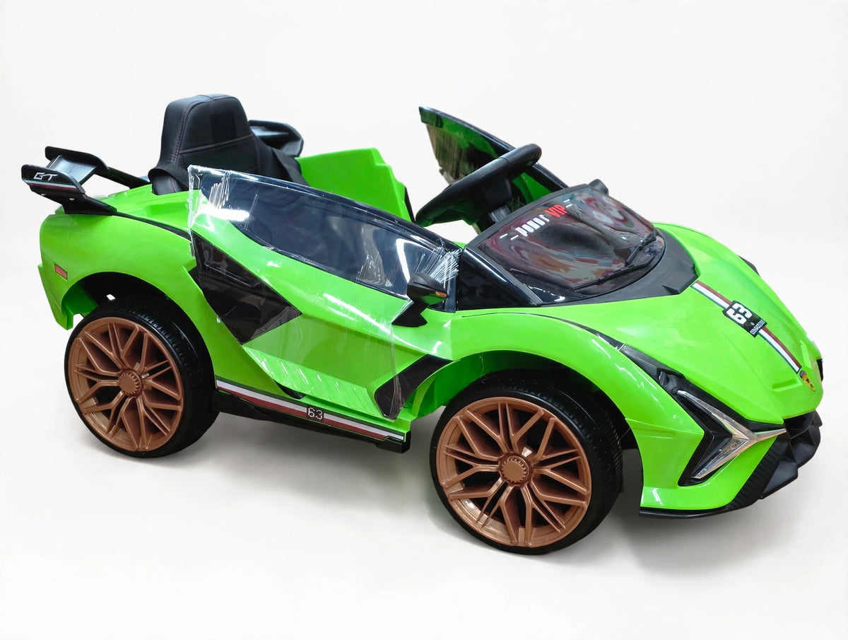 Lamborghini Style 12V Kids Ride On Car with Remote Control Green * Age 1 to 5