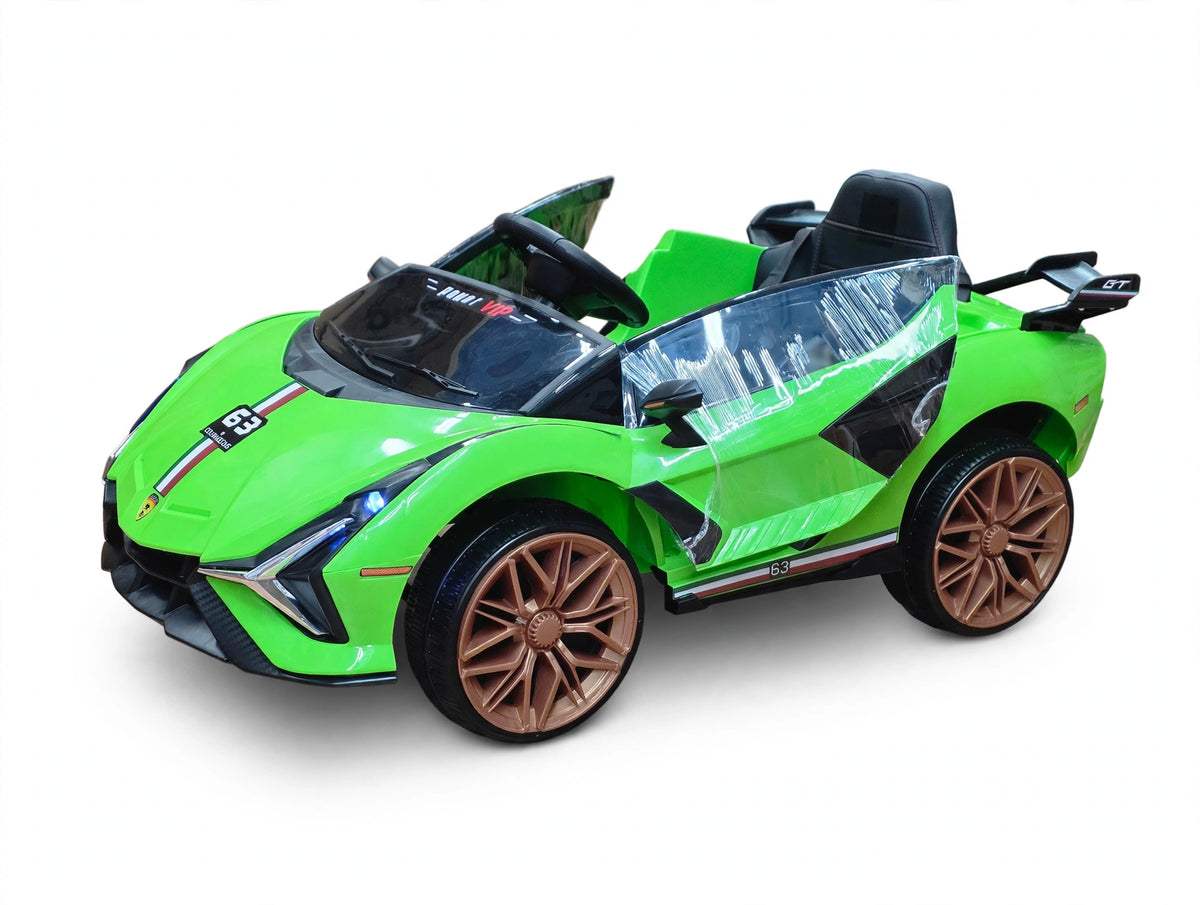 Lamborghini Style 12V Kids Ride On Car with Remote Control Green * Age 1 to 5