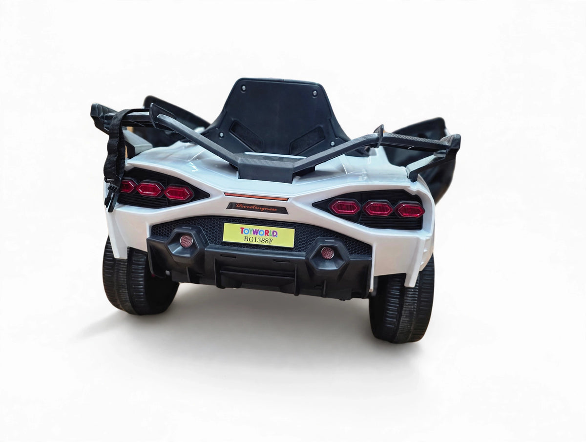 Lamborghini Style 12V Kids Ride On Car with Remote Control White * Age 1 to 5