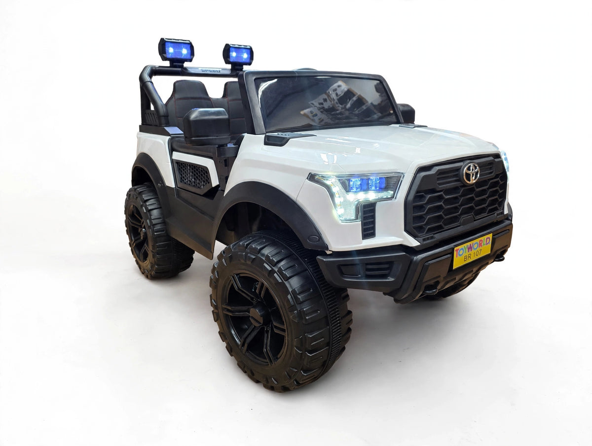 Toyota Style Ride On White * Age 2 to 7