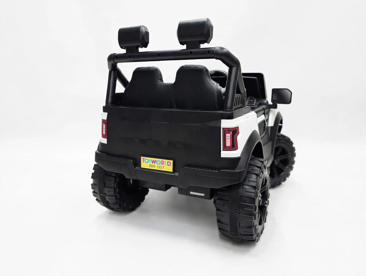 Toyota Style Ride On White * Age 2 to 7
