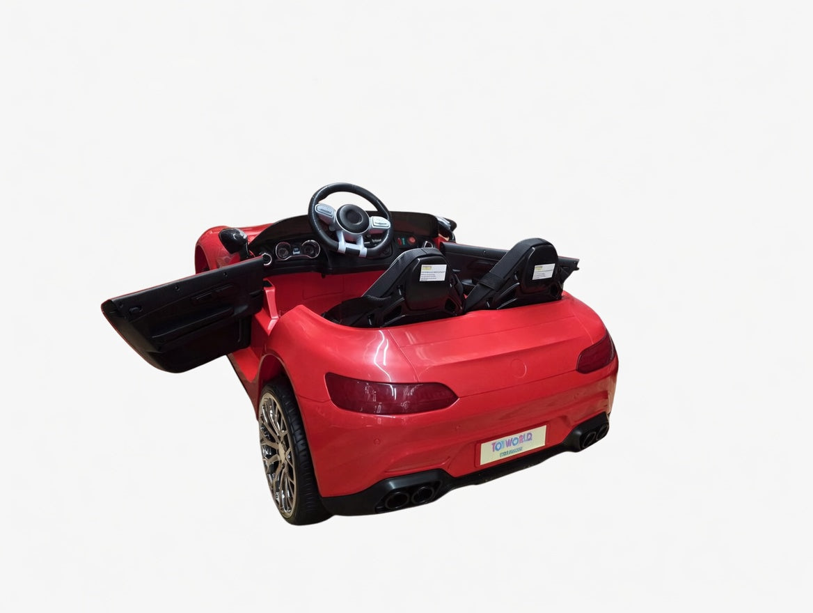 Benz Style 2 Seater Ride On Red * Age 2-7