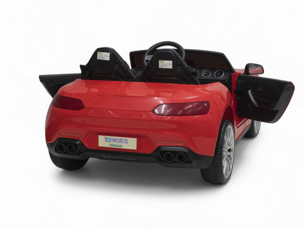 Benz Style 2 Seater Ride On Red * Age 2-7