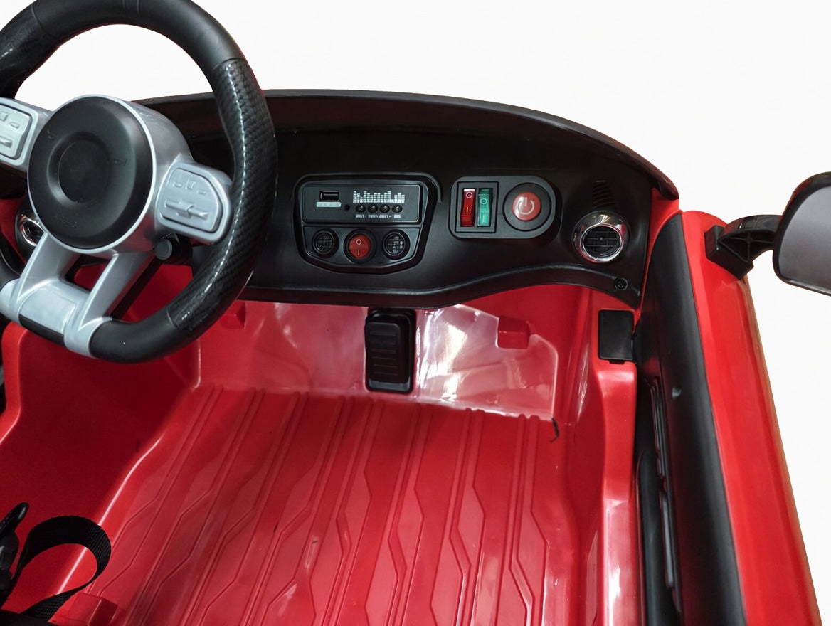 Benz Style 2 Seater Ride On Red * Age 2-7