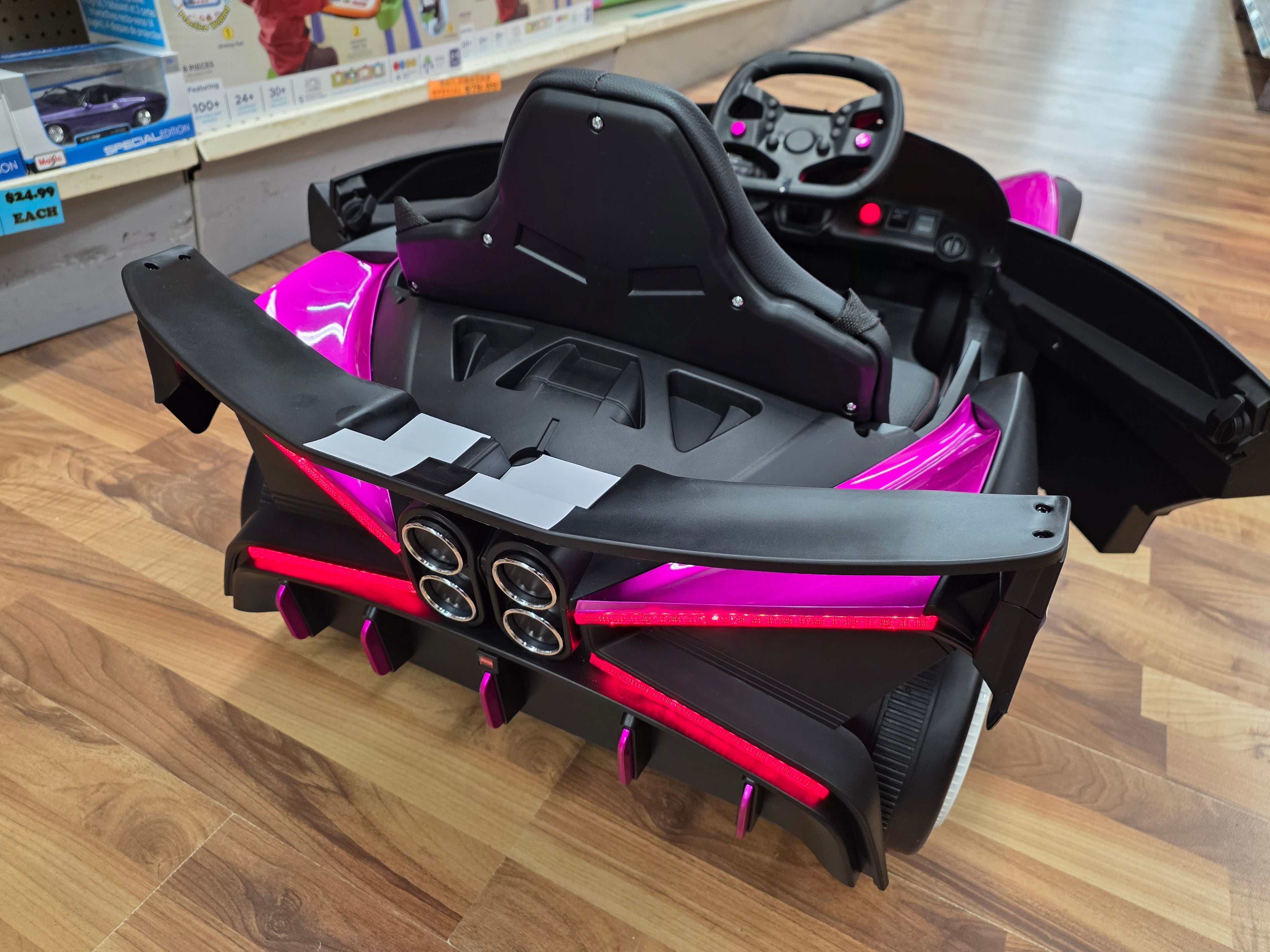 Ride on Bugatti Style Pink * Age 2 to 7