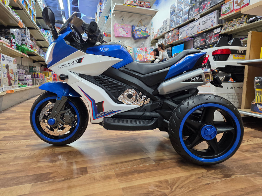 Ride On Motorcycle Blue * Age 3-8