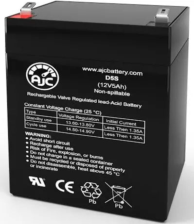 12v 5amp battery Replacement