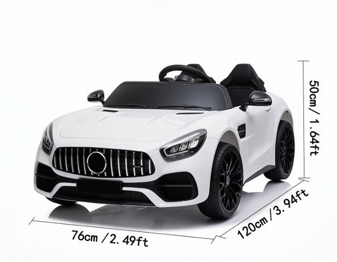 Benz Style 2 Seater Ride On White * Age 2-7