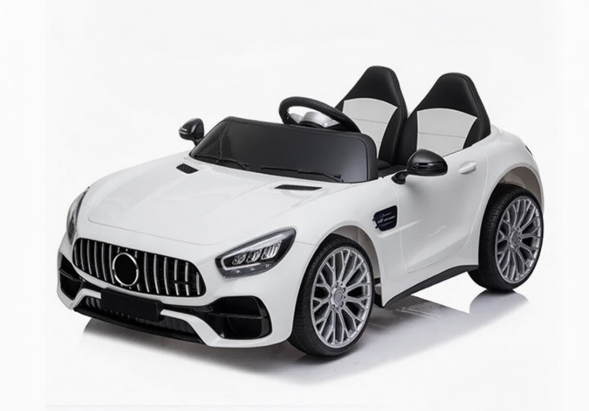 Benz Style 2 Seater Ride On White * Age 2-7