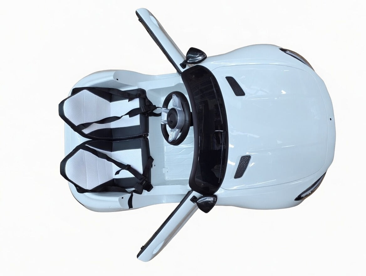 Benz Style 2 Seater Ride On White * Age 2-7